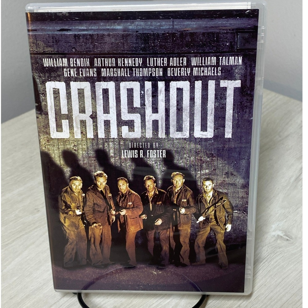 Crashout DVD 1955 Film Noir Olive Films William Bendix Arthur Kennedy Crime